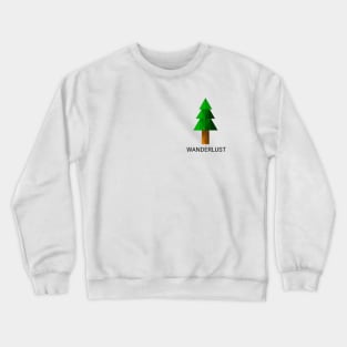 Wanderlust Pine Crewneck Sweatshirt